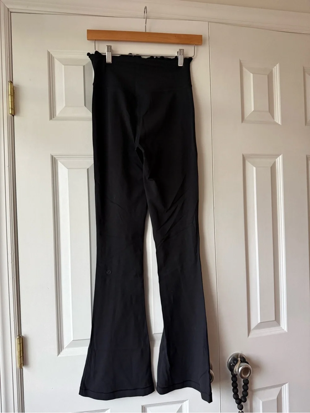Lululemon Nulu Ruffle Trim Flared Pant Black